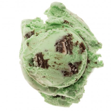 image of Stakers Mint made with mint ice cream, cookie pieces