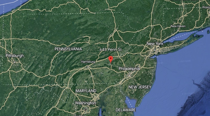 map of where to find the great american creamery ice cream image